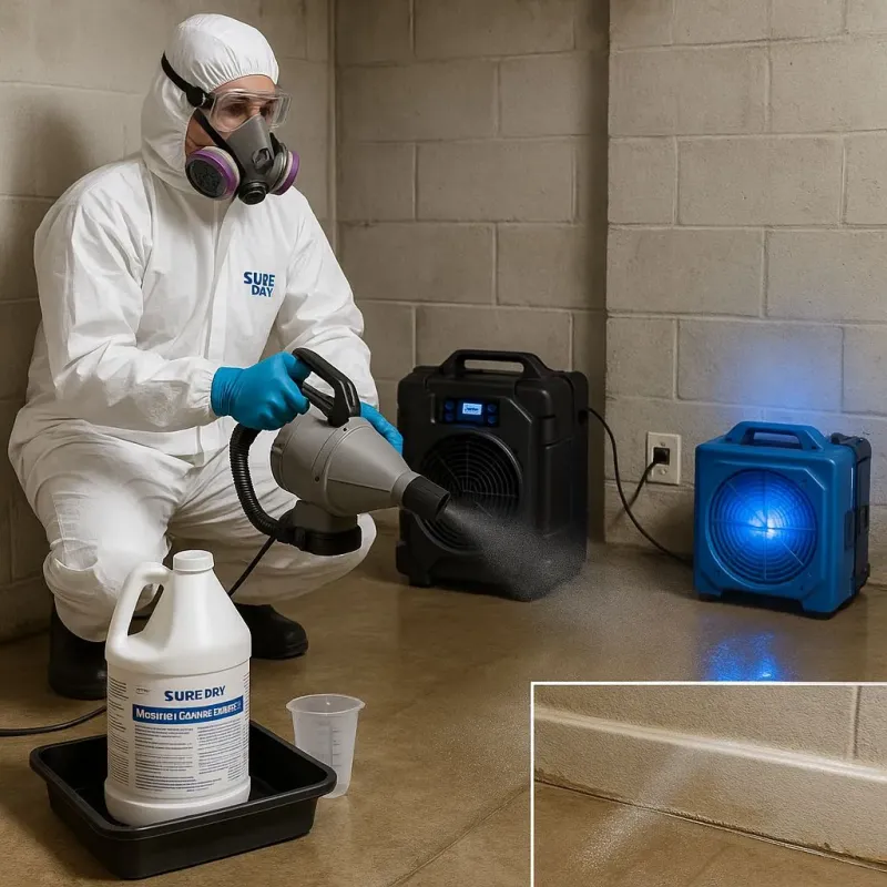 Sanitization and Odor Removal process in Chelsea, ME